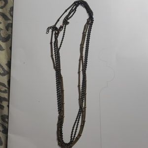 Long layering necklace